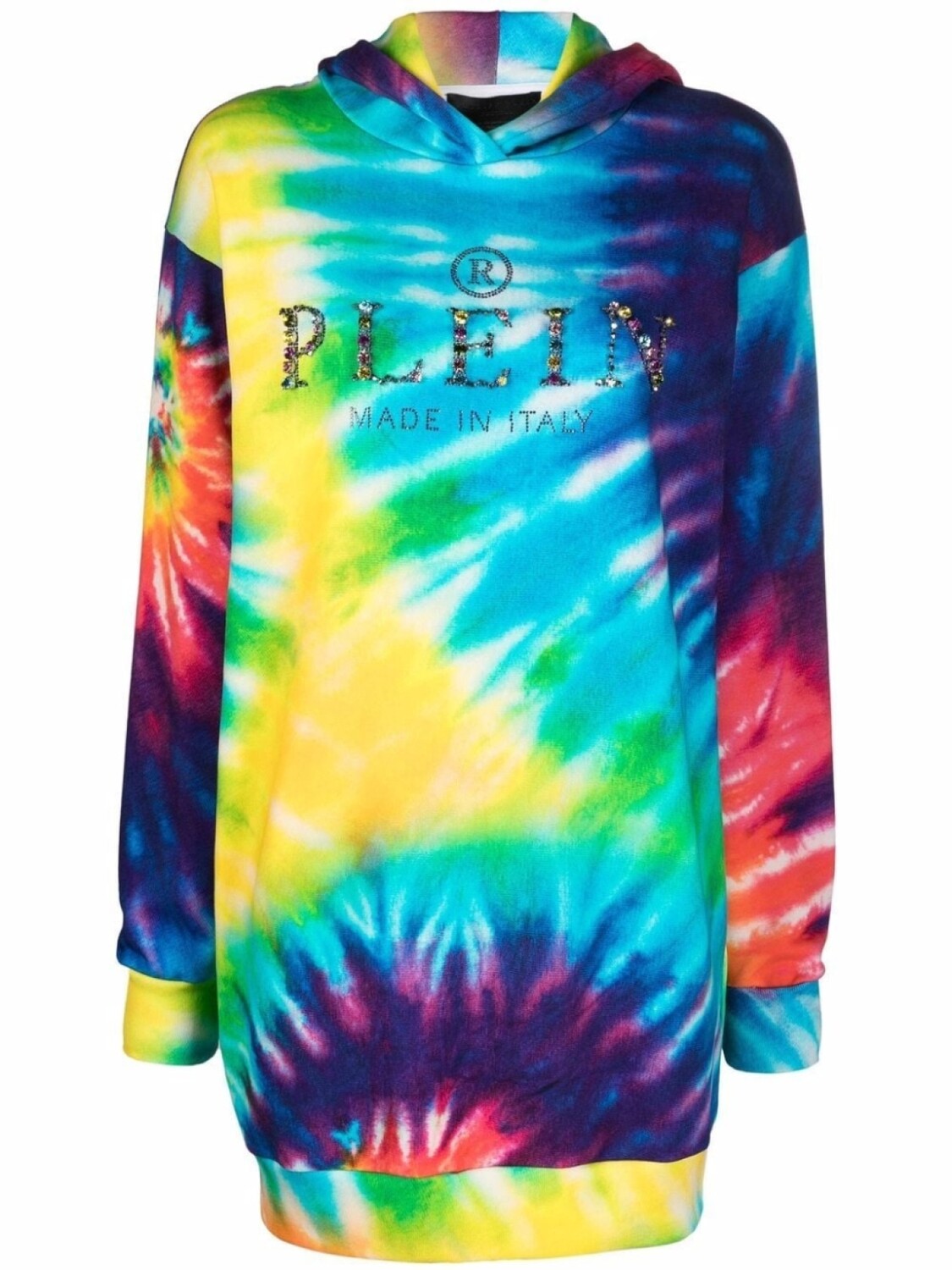 

Philipp Plein худи с кристаллами, желтый