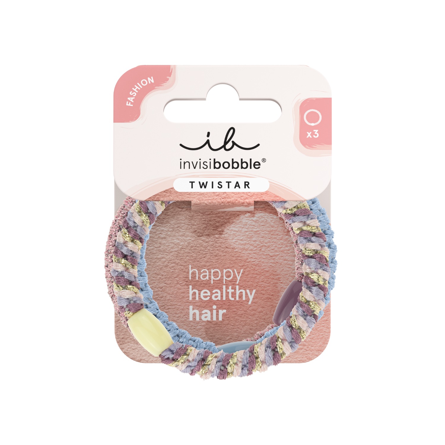 

Резинка для волос twistar happy healthy hair Invisibobble, lavender braids, количество 1 шт.