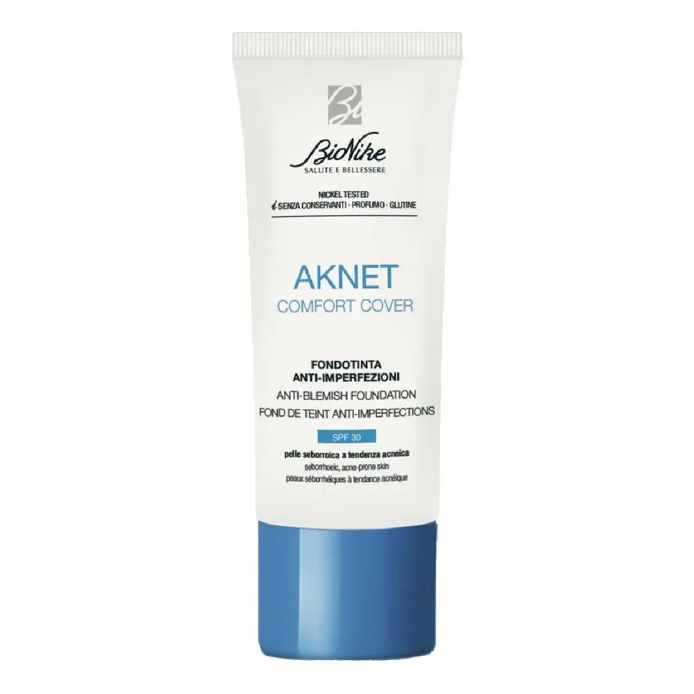 

Bionike Aknet Comfort Cover Foundation Color 101 Ivoire 30 мл Для себорейной кожи, склонной к акне