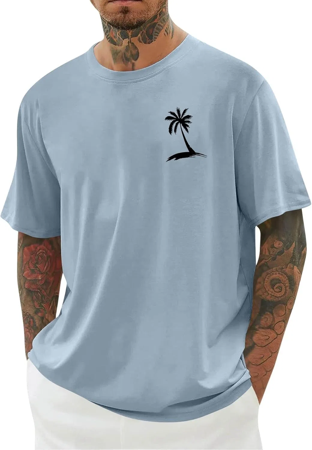 Футболка с коротким рукавом Coconut Palm, Light Blue