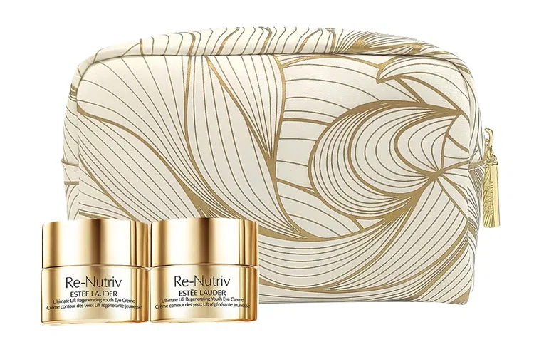 Набор дорожный Estée Lauder Platinum с кремом для глаз и косметичкой — фото 2