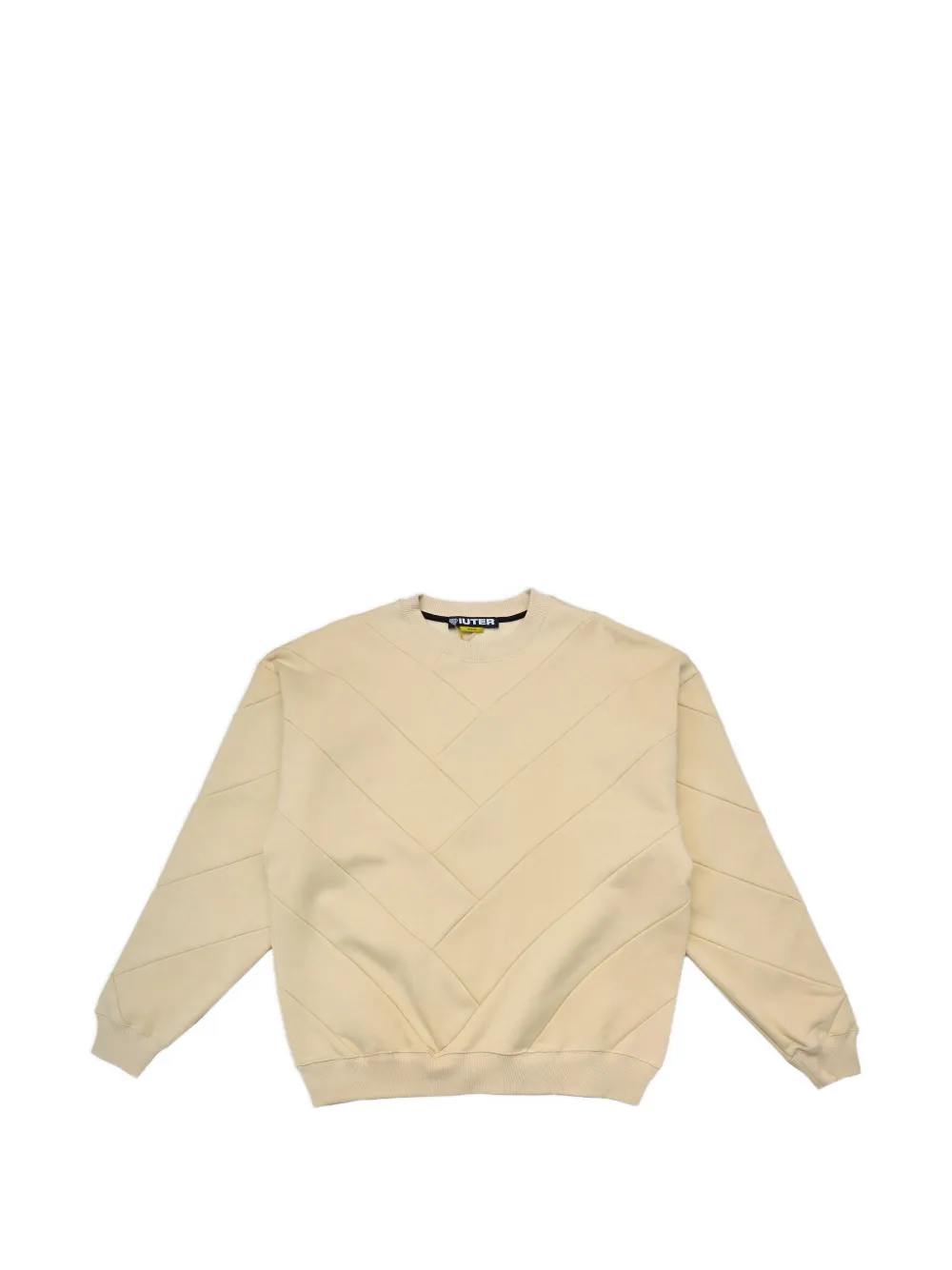 

Свитшот в полоску с круглым вырезом Iuter, бежевый