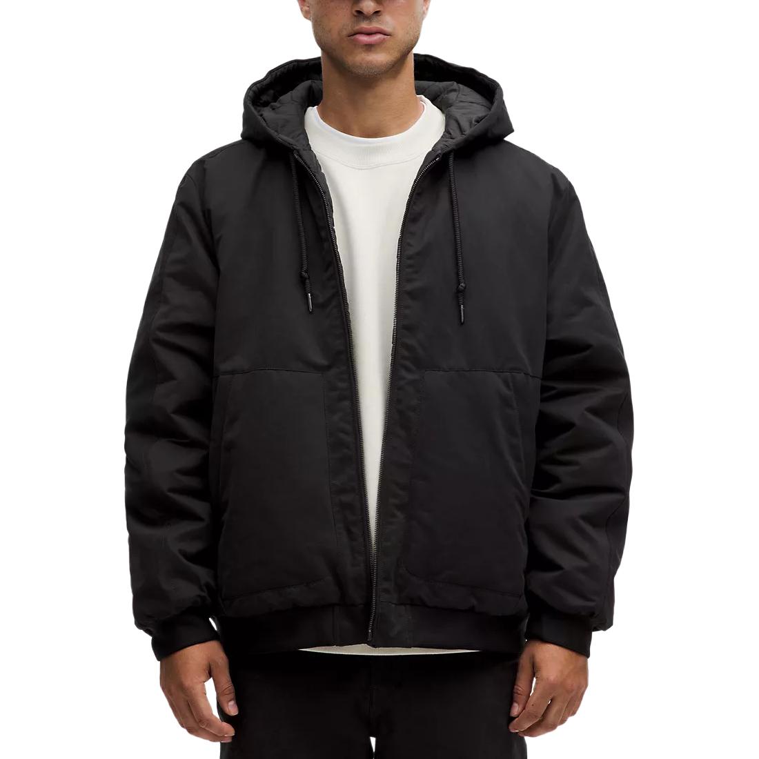 

Lululemon Утепленная куртка пуховик мужская двусторонняя, Black/BLK