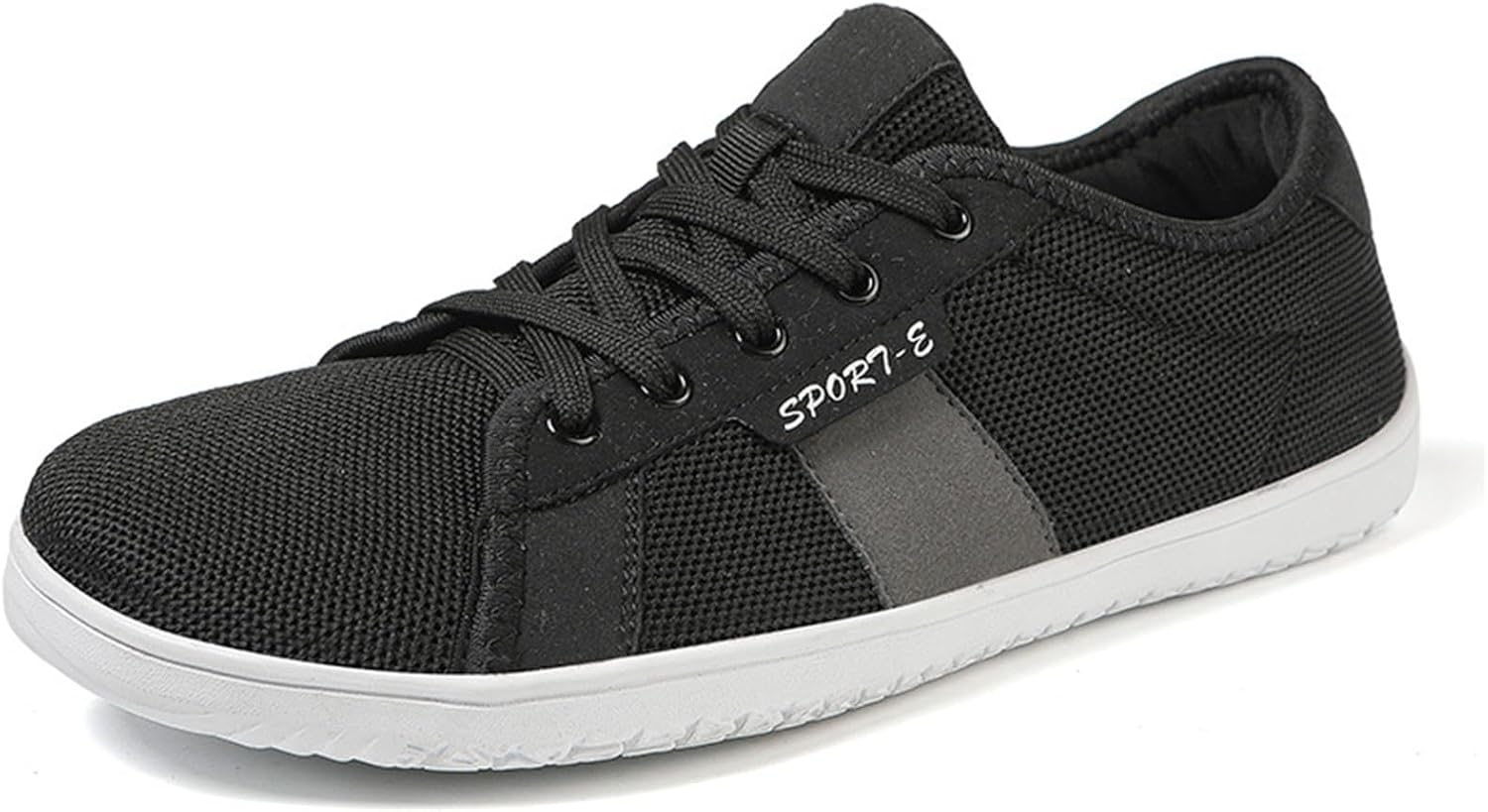 

Мужские минималистичные кроссовки с широким носком, удобные и дышащие прогулочные кроссовки Abborora, белый/черный