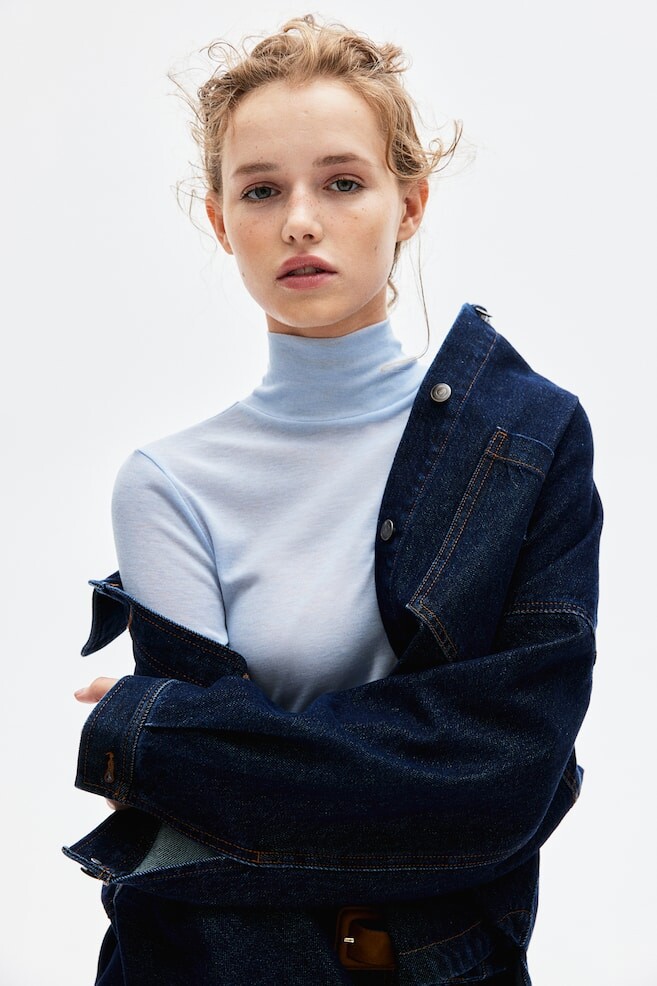 

Водолазка из модального микса H&M, голубой