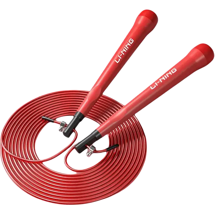 

Профессиональная гоночная скакалка для студентов материал ручки abs материал шнура pvc стальной трос 2,8 м LINING, Red[653 Upgraded]2.5Mm ♥ Faster And More Stable
