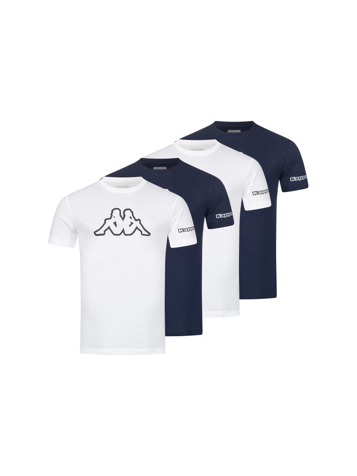 

Футболка Kappa, цвет 2xnavy/2xweiß