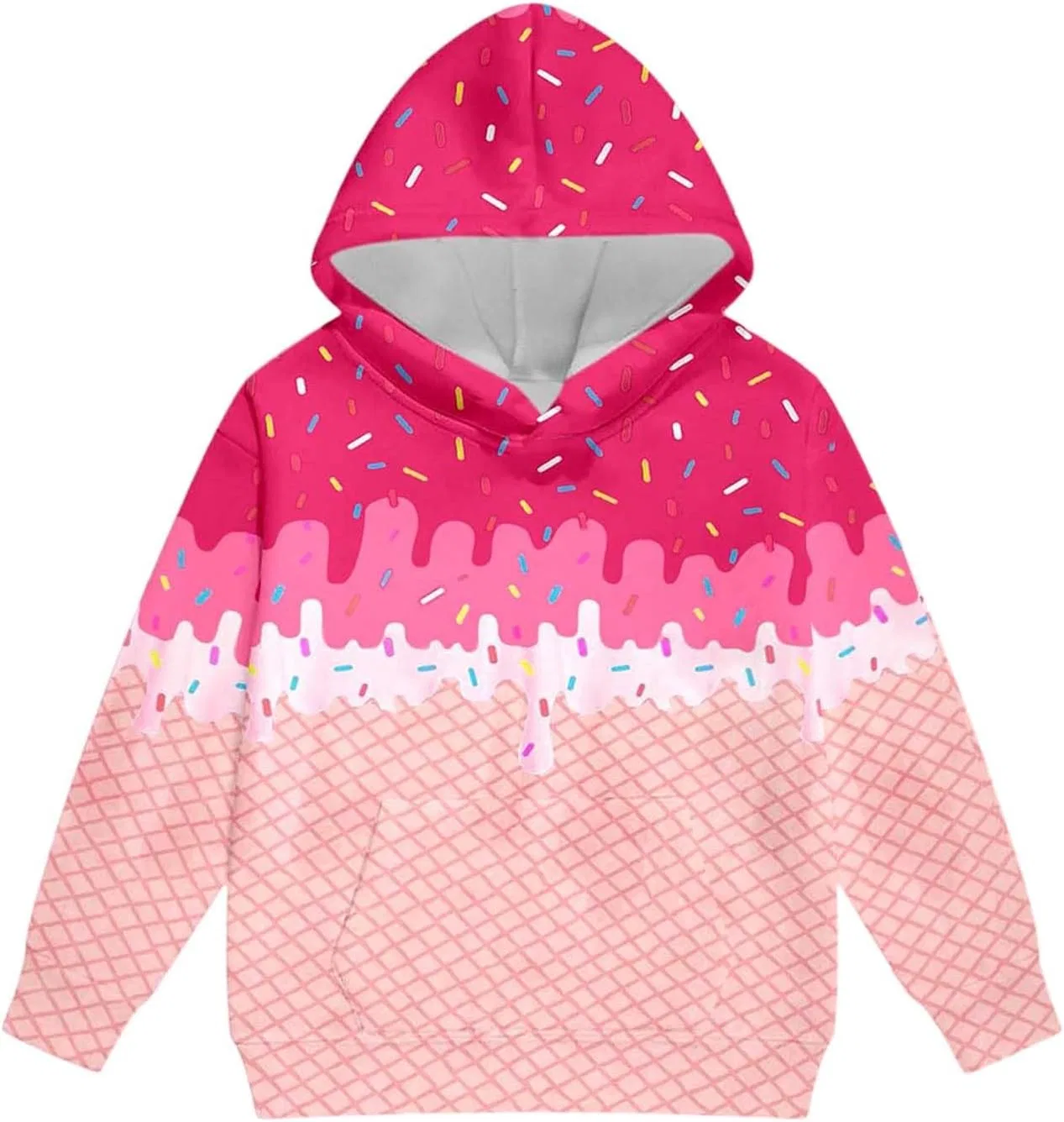 Детский спортивный костюм Ice Cream Drip, 2 предмета, 12-pink — фото 4