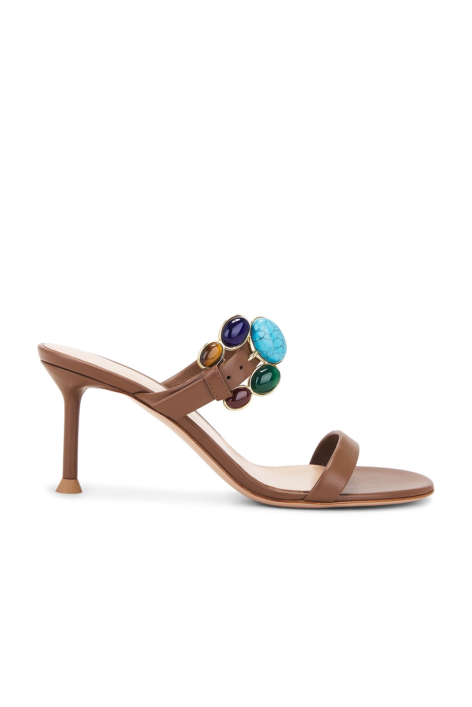 Nappa Mule Сандалии Gianvito Rossi, Cuoio