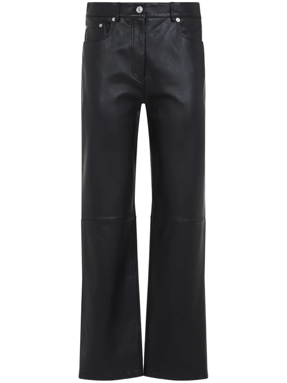 

Кожаные брюки SPORTMAX, черный
