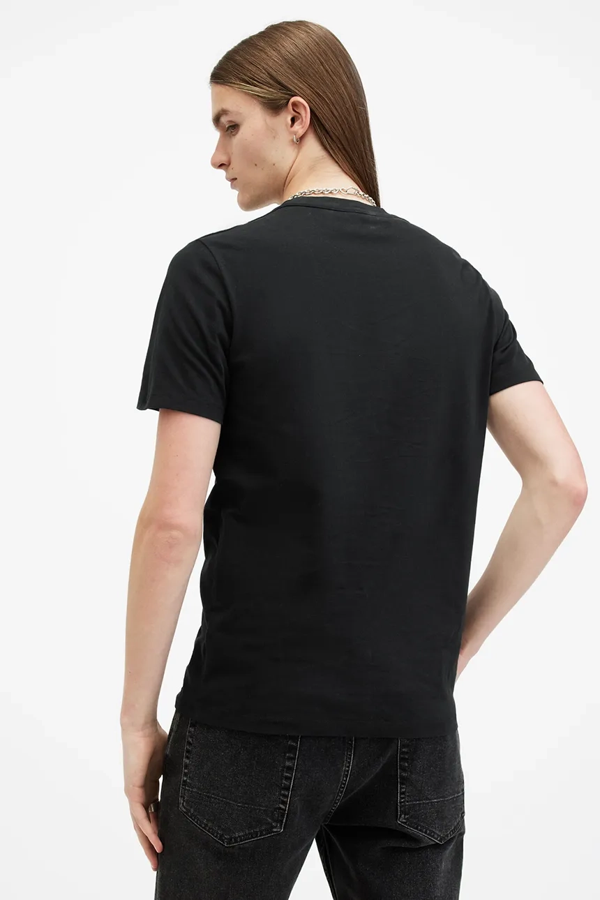 Футболка BRACE из хлопка AllSaints, черный — фото 3