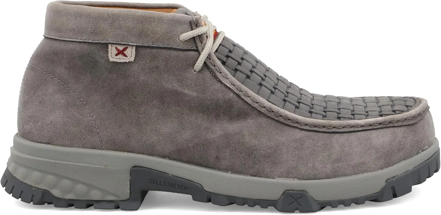 Мужские лоферы и кроссовки Twisted X Chukka, серый — фото 4