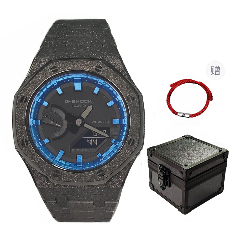 

Мужские часы CASIO Liquid Crystal/Analog Dual Display Series черные