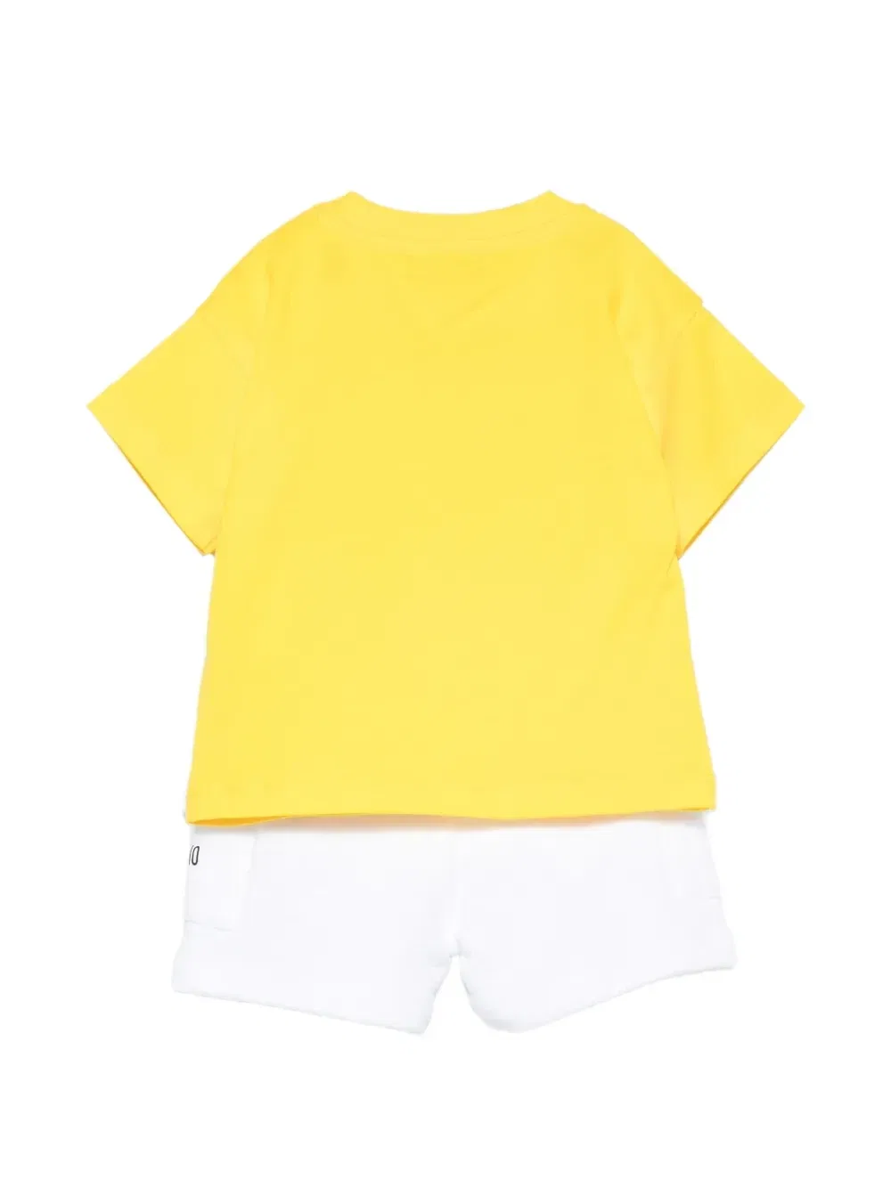 Комплект из шорт и футболки с логотипом Moschino Kids, белый — фото 2