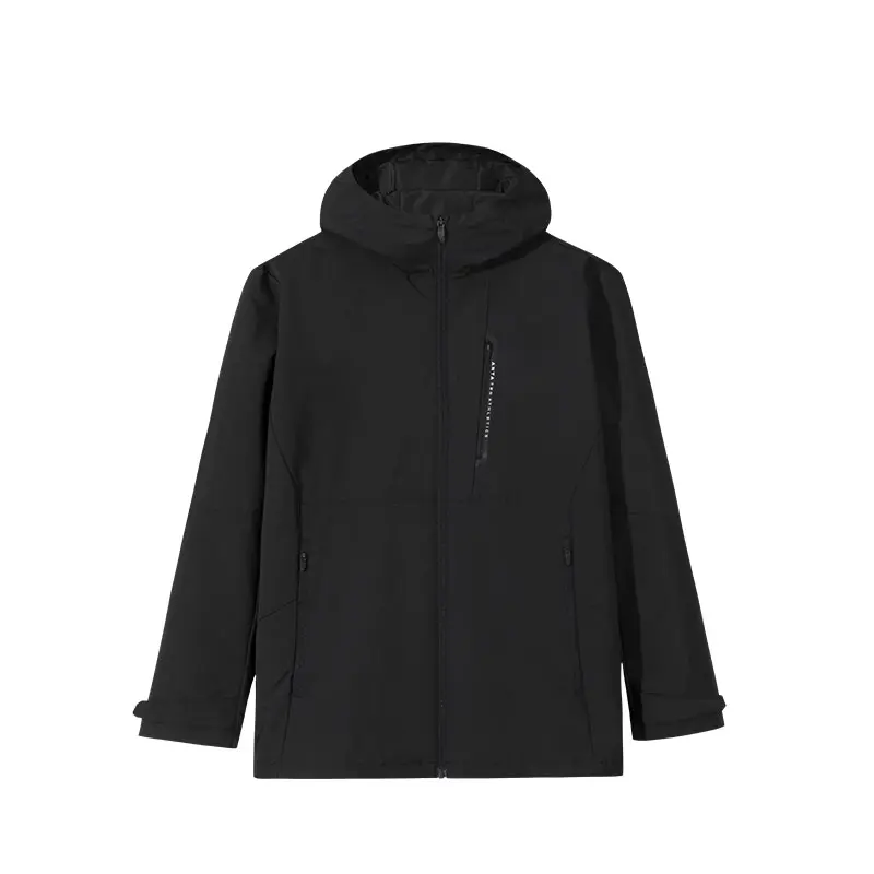 

ANTA Тренировочная куртка мужская базовая черная, Basic Black/Basic Black