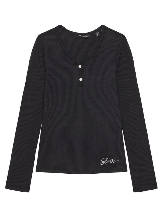 

Блузка regular fit J5YP02 KBCO2 Guess, чёрный