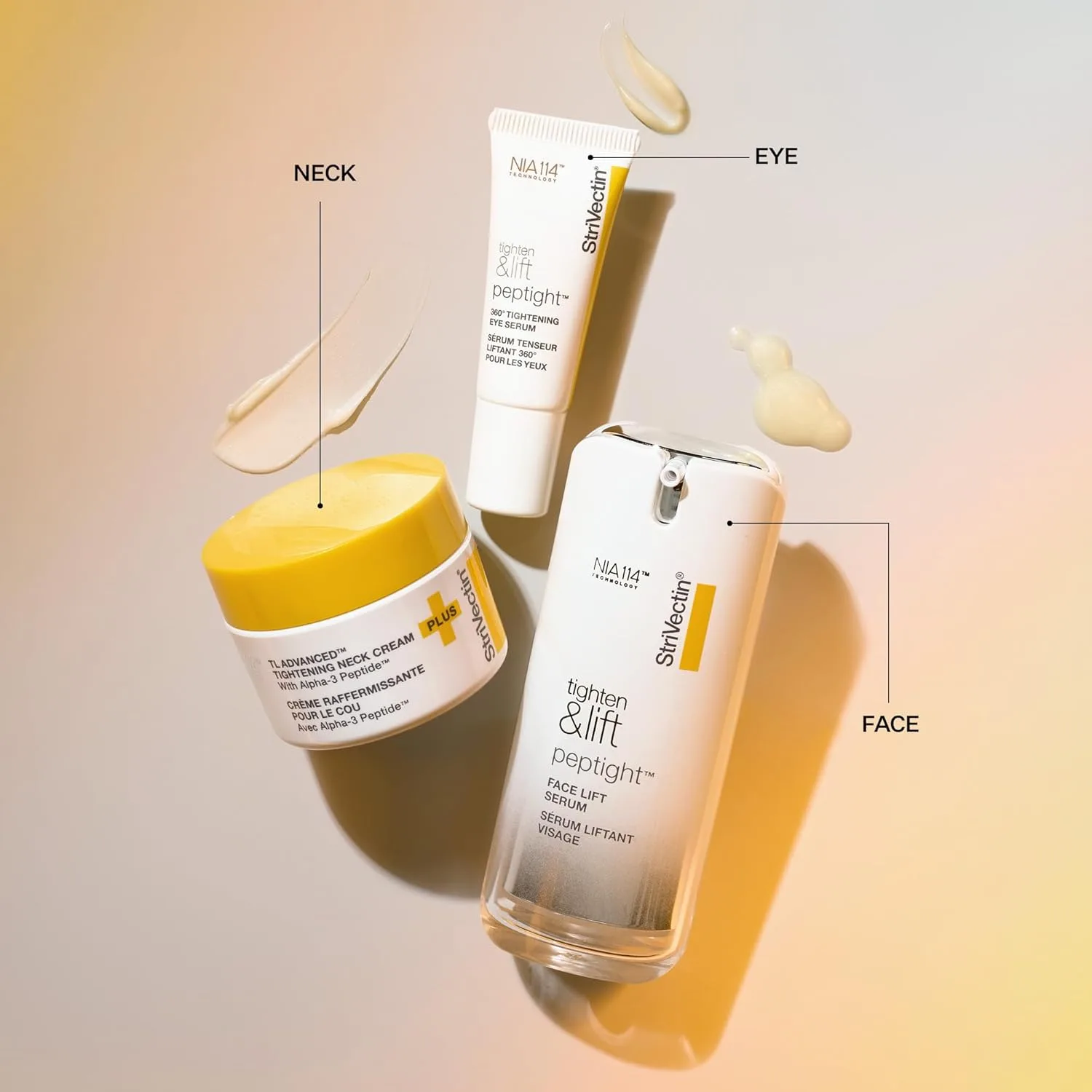 Сыворотка для подтяжки и лифтинга лица StriVectin Tighten & Lift Peptight с подтягивающими и осветляющими пептидами против морщин 3 штуки (1 набор) — фото 2