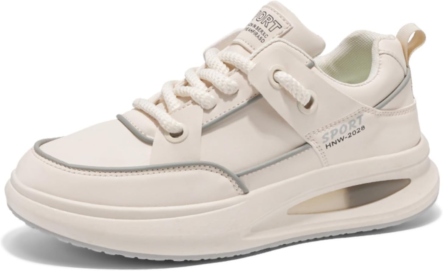 

Мужские модные кроссовки на платформе с шнуровкой, с круглым носком, низкие, нескользящие, повседневные массивные обувь для спортзала, спорта, тенниса, бега, пробежек и прогулок Aokisx