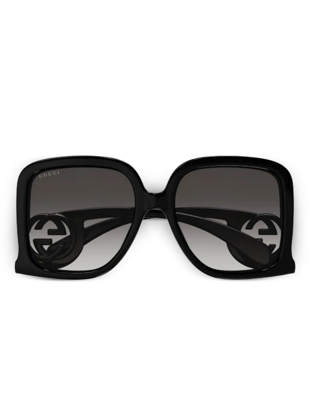 

Квадратные солнцезащитные очки с логотипом GG Gucci Eyewear, черный