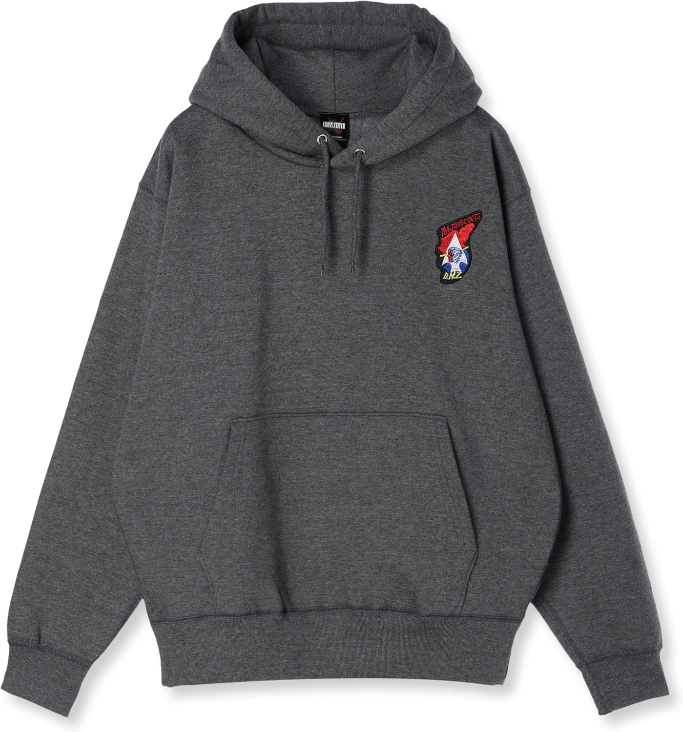 

Толстовка с капюшоном в стиле F, нашивка с гербом армии США, на флисовой подкладке, пуговицами, цвет угольно-серый F-Style