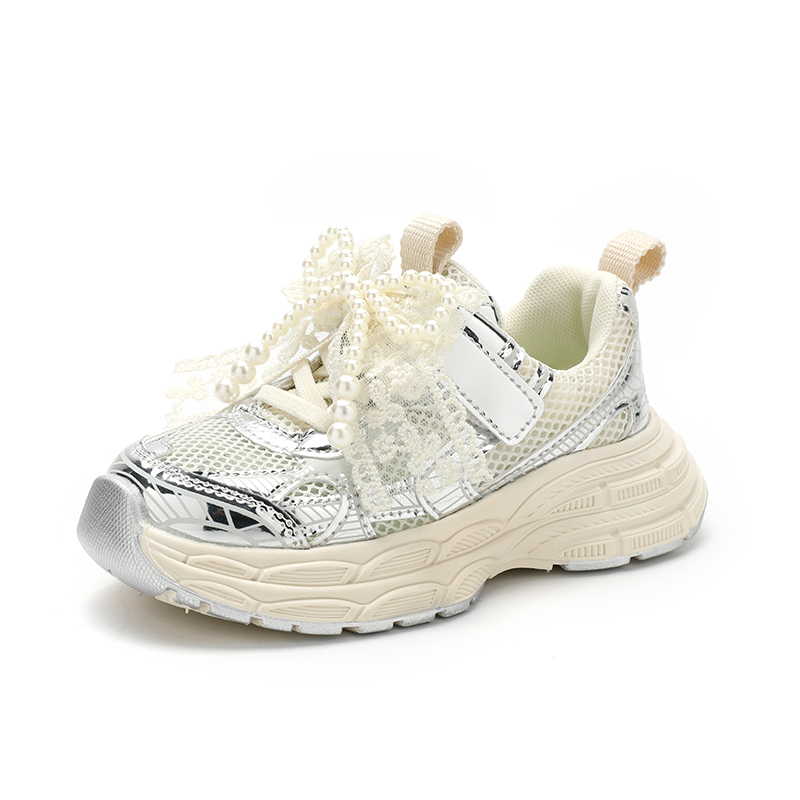 

Нескользящие низкие повседневные кроссовки для детей FIRS Kids, бежевый