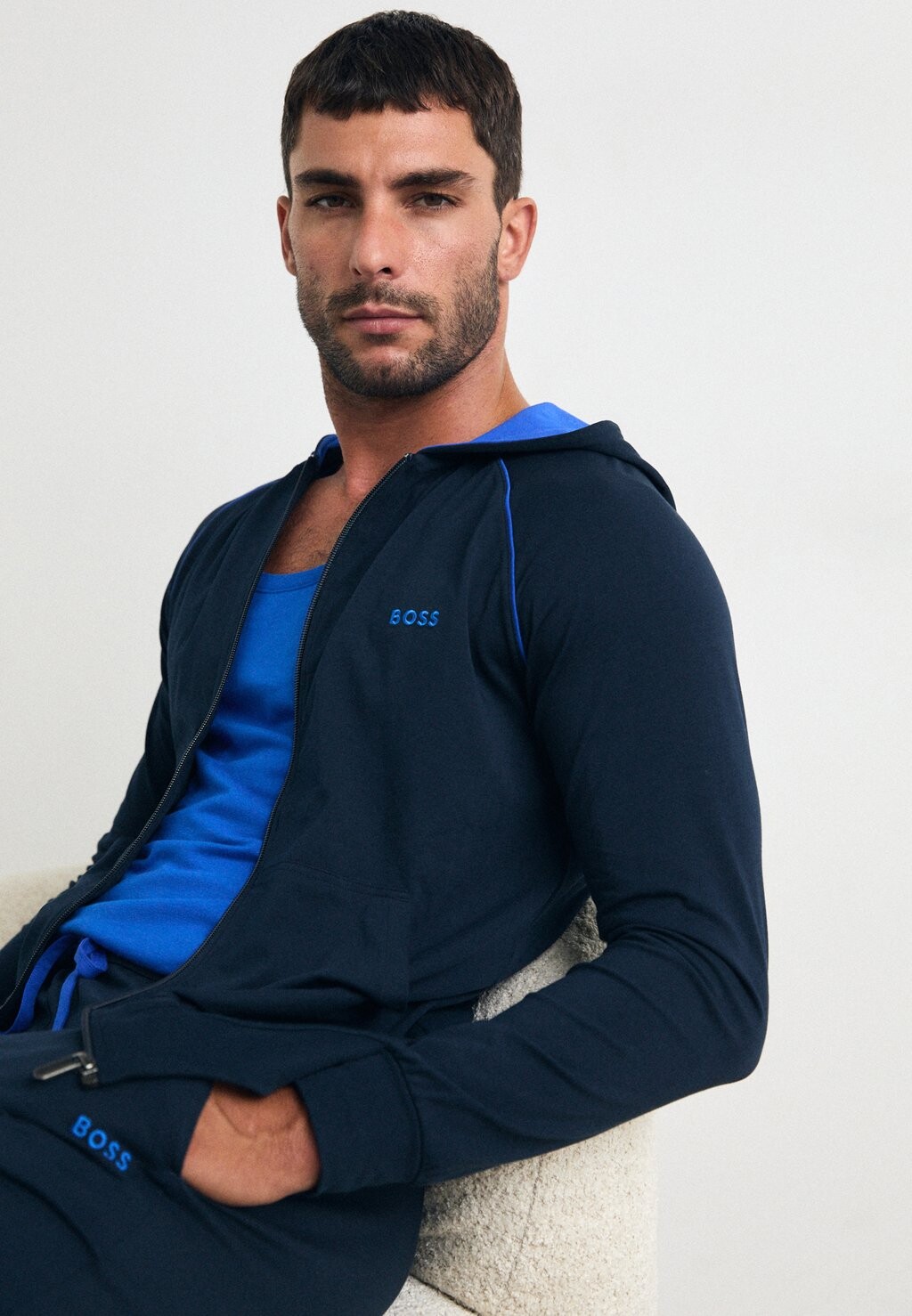 

Верх пижамы MIX MATCH BOSS, темно-синий