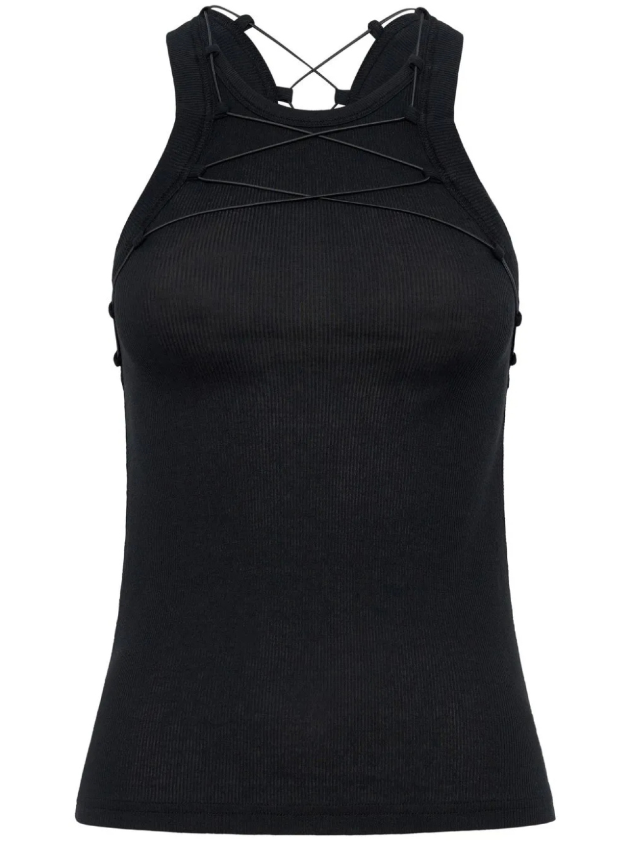 

Dion Lee топ Lock, черный