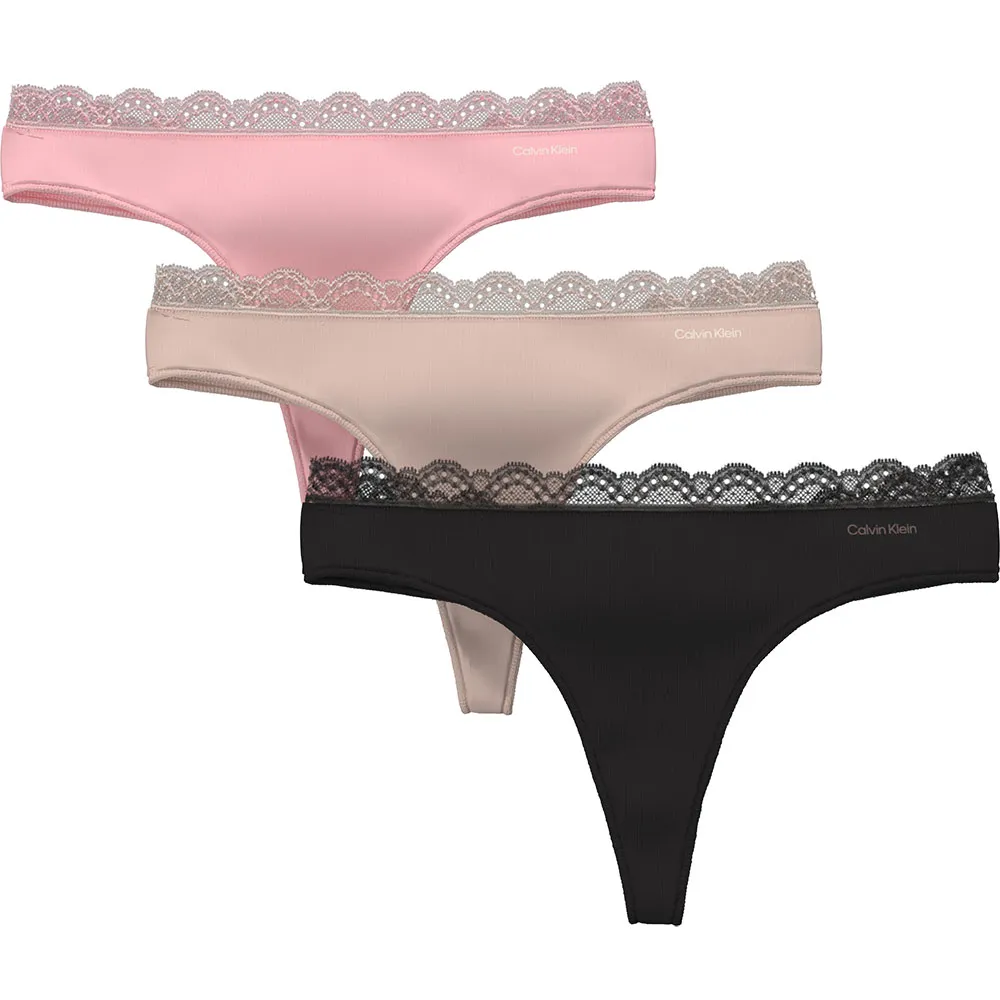 

Трусики-стринги Calvin Klein LV00QD5300, 3 шт, мультиколор