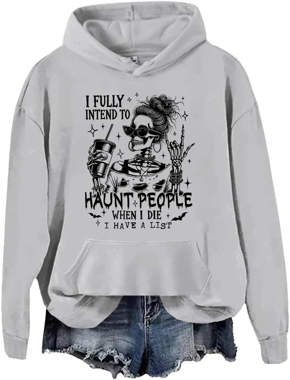 

Толстовка I Fully Intend To Haunt People