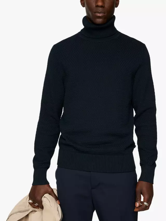 

Джемпер J.Lindeberg Olivero Slim Fit Turtleneck, цвет jl navy