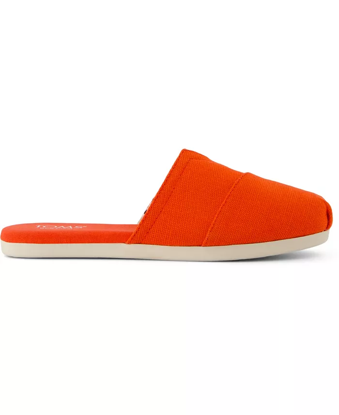 Женские альпаргаты-эспадрильи на плоской подошве без задника TOMS, красный — фото 2