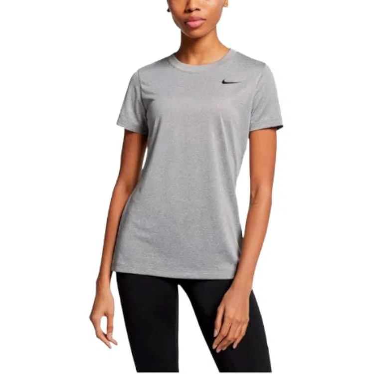 Футболка женская серая crew neck Nike, Gray