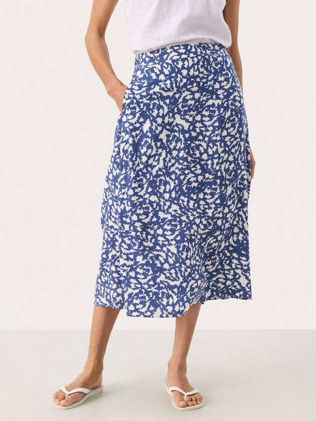 

Бисера абстрактная миди-юбка Part Two, Blue