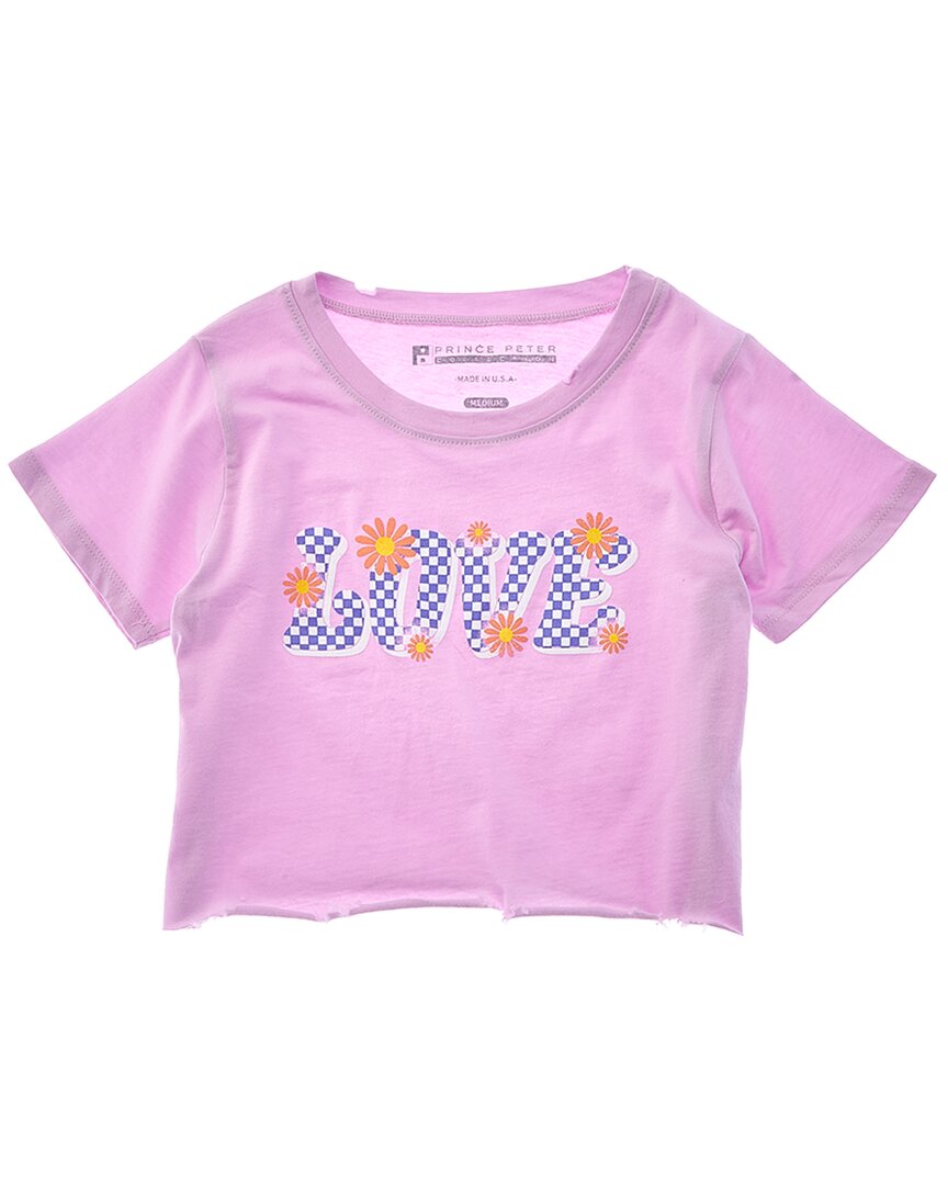 

Футболка с надписью «Prince Peter Love» PRINCE PETER COLLECTION, фиолетовый