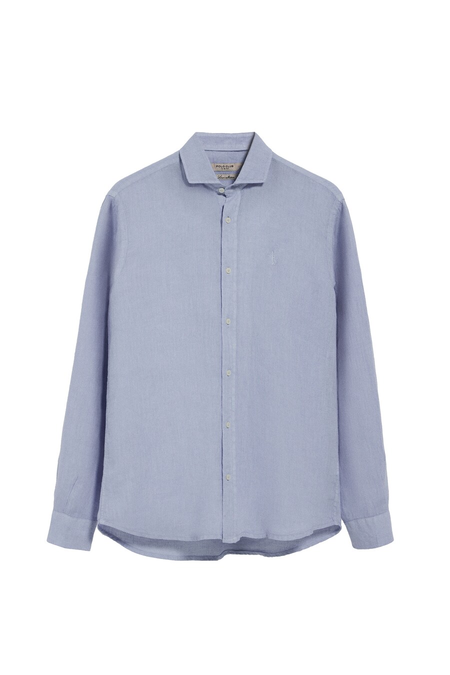 

Рубашка Slim Fit на пуговицах Polo Club, светло-синий