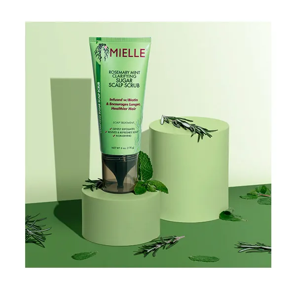 Освежающий скраб для волос Rosemary Mint Mielle, 113 ml — фото 4