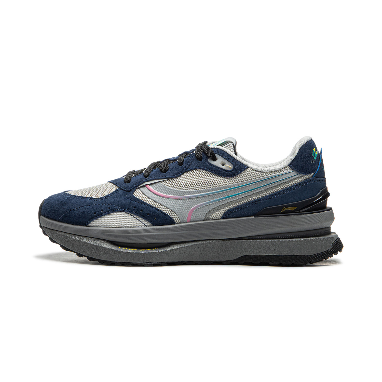 

Кроссовки LINING Lifestyle Shoes Unisex Low-top Blue/Gray, синий/серый