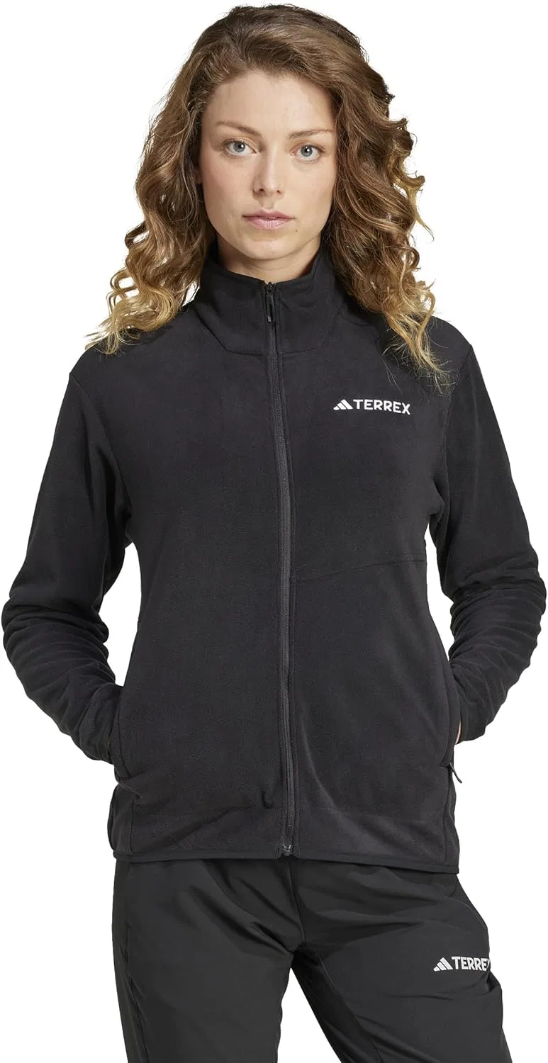 Куртка флисовая adidas Terrex Multi Full Zip, черный — фото 3