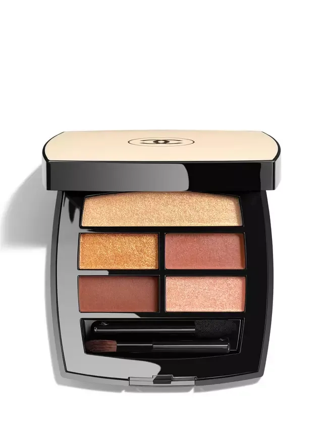 Палитра теней для век Les Beiges Healthy Glow Natural, золотистая CHANEL