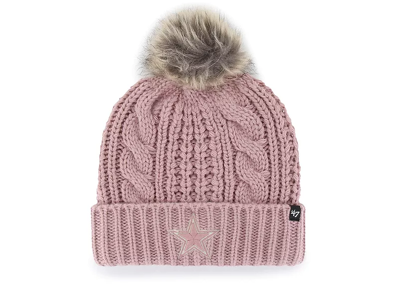 

Вязаная шапка с манжетами для взрослые Dallas Cowboys Meeko '47 Dusty Rose