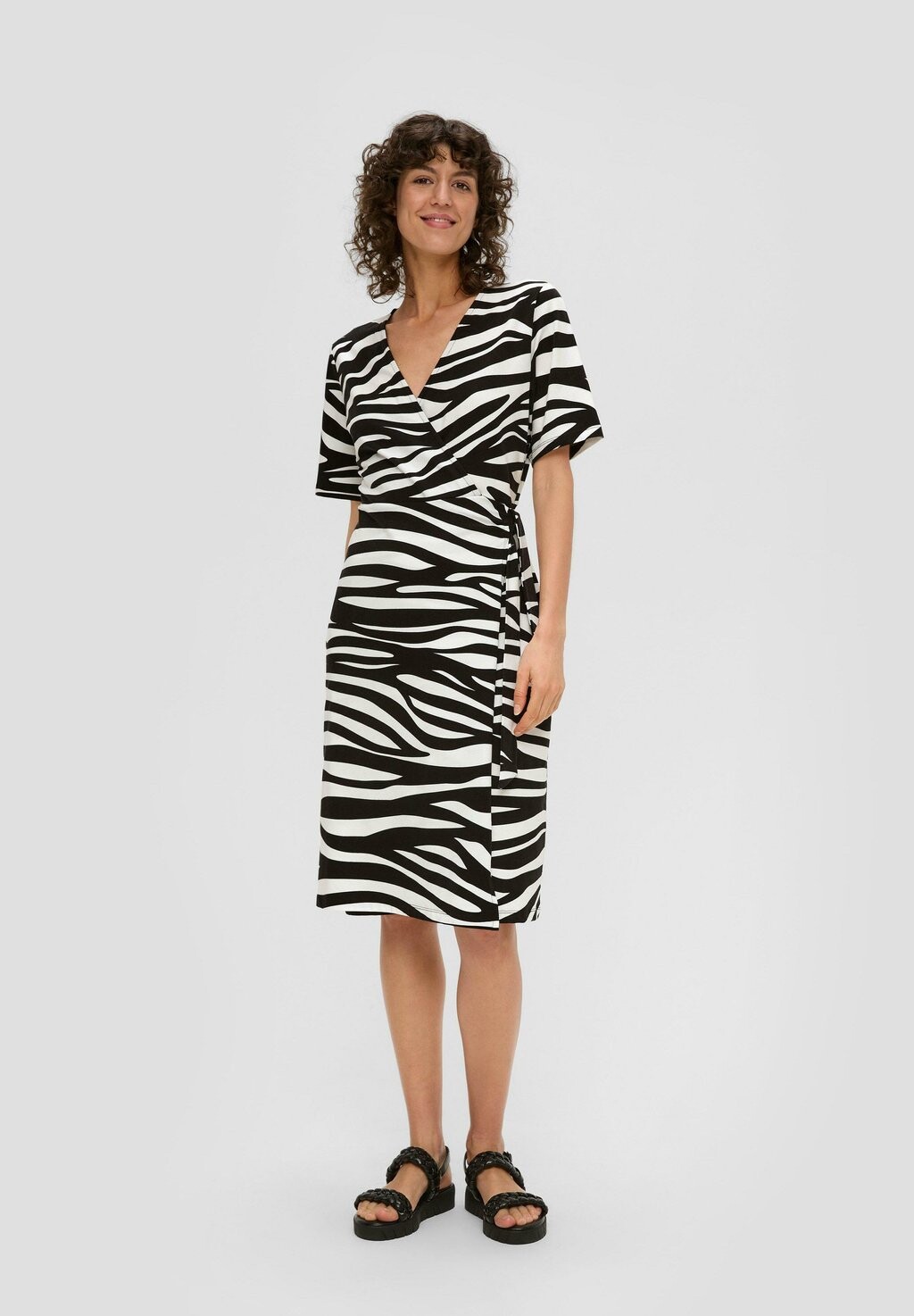 

Платье из джерси s.Oliver, цвет Mottled Black