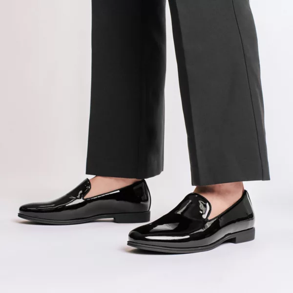 Мужские туфли-лоферы Giovanni Comfort Vance, цвет patent black — фото 3