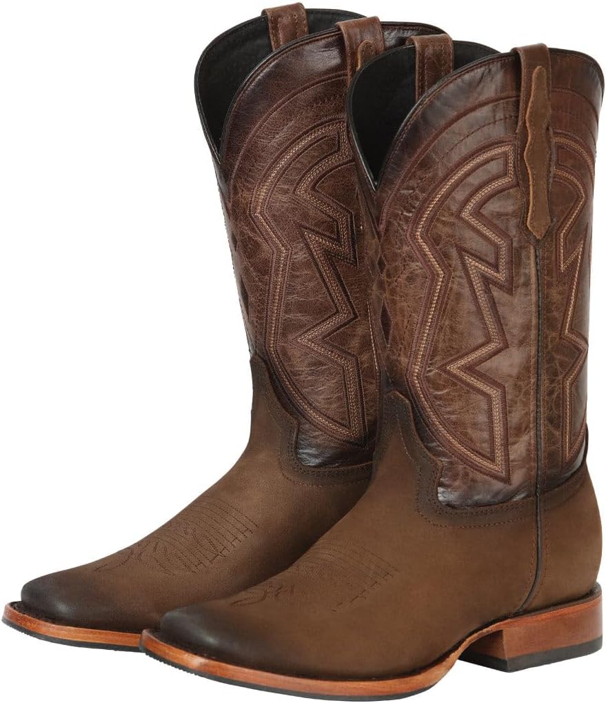 

Мужские ковбойские сапоги El General - Нубук, верблюжий 45568 Generic, мультиколор