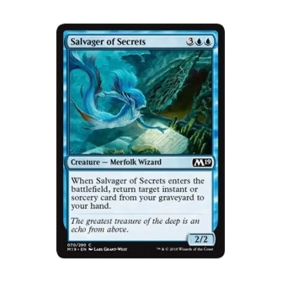 

CCG Спасатель секретов (клавиша C), MTG - Core Set 2019