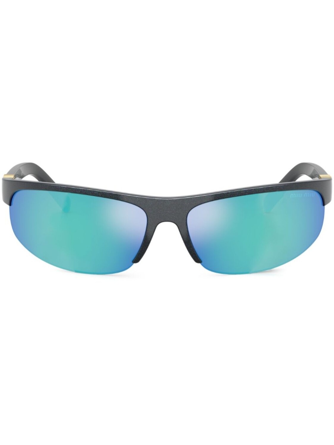 

Солнцезащитные очки-навигаторы Miu Miu Eyewear, серый