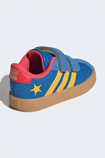 Кроссовки детские с персонажами Pixar VL COURT WOODY Adidas, синий — фото 3