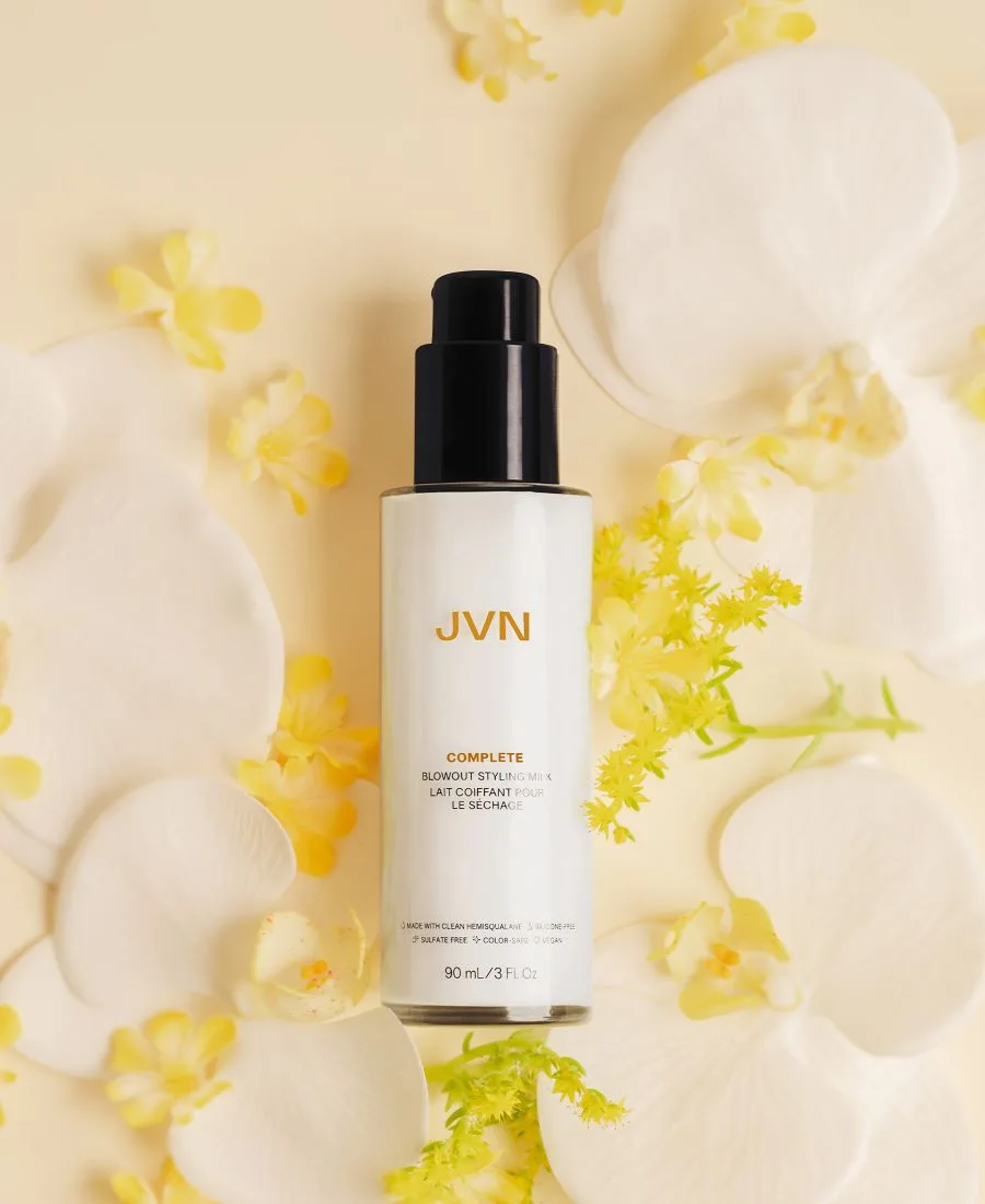 JVN Hair Средство для укладки волос Complete Blowout Styling Milk, 3,04 унции — фото 3