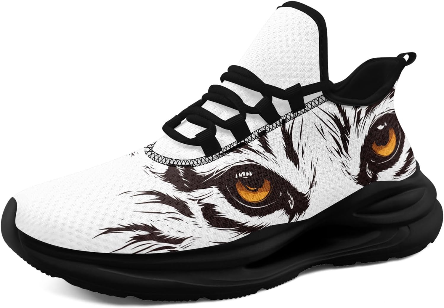 

Стильные кроссовки для мужчин и женщин, модные, легкие, дышащие, спортивные, для тренировок в зале и на улице, с животным принтом, тренеры Awsole, белый/черный/коричневый