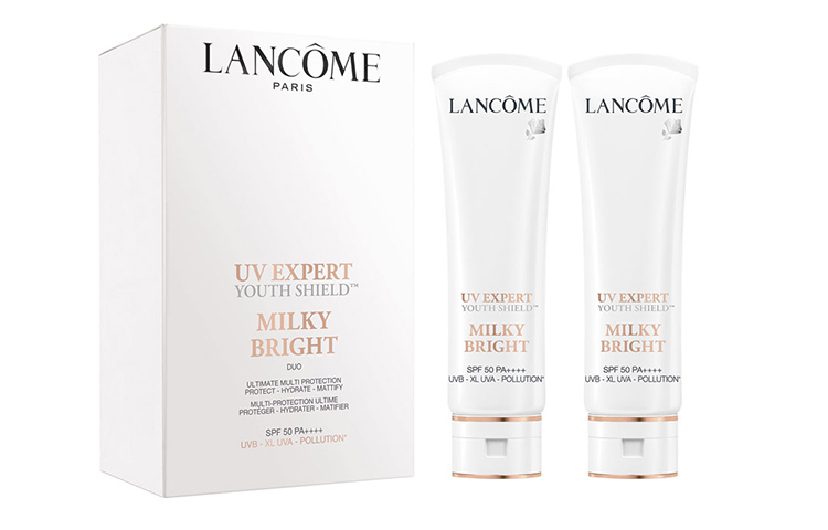 

LANKOU Shiro Tube солнцезащитный крем, увлажняющая версия набор для ухода за кожей увлажняющая защита от ультрафиолета SPF50+ PA++++ 50мл*2 LANCOME