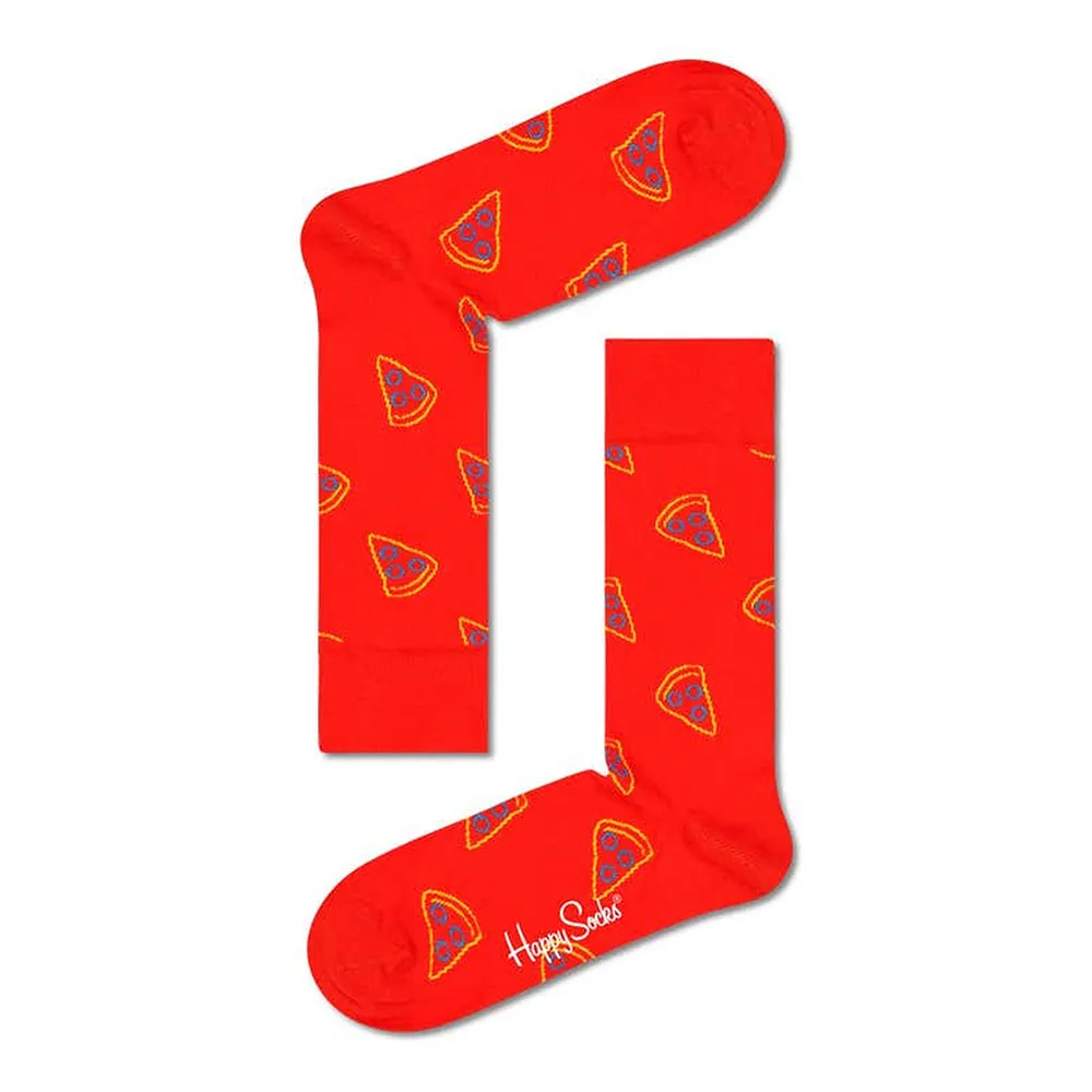 

Носки Happy Pepperoni Pizza Slice long, красный